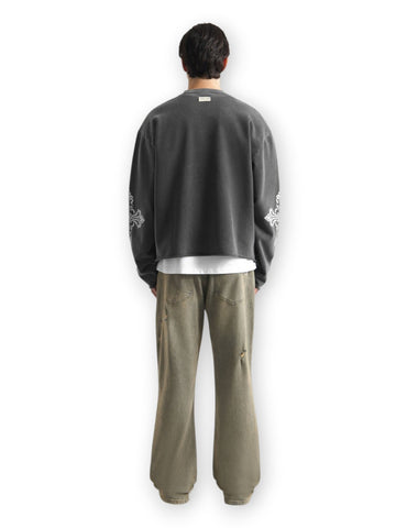 Dont Waste Culture Xavira Sweater2 - T-Shirt Uomo - Grigio