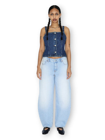 Dr.Denim Jeans Nanci Stream Light Fade - Jeans Donna - Denim Chiaro