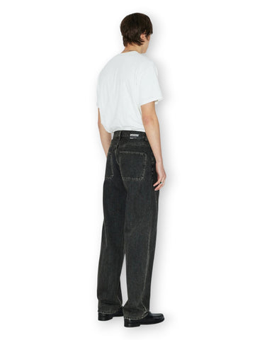 Dr.Denim Jeans Ryke Worker Aged Black - Jeans Uomo - Nero