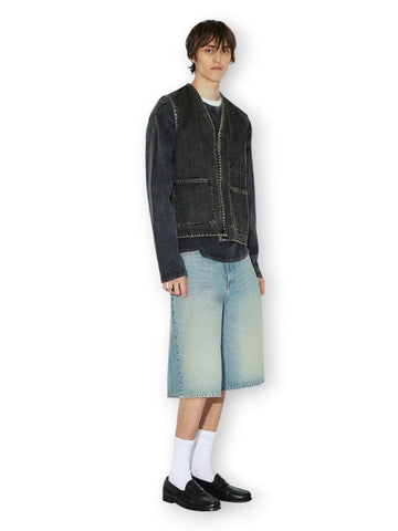 Dr.Denim Vali Shorts Haze Dark Retro - Shorts Uomo - Denim Chiaro