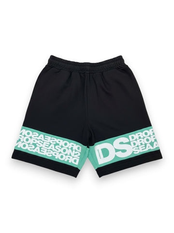 Dropseason2 Shorts Uomo - Nero/Menta