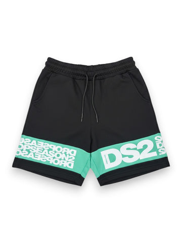 Dropseason2 Shorts Uomo - Nero/Menta
