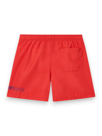 EA7 Boxer Beachwear - Costumi Bambino - Rosso