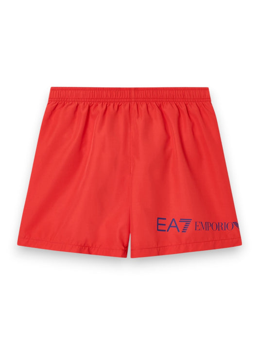 EA7 Boxer Beachwear - Costumi Bambino - Rosso