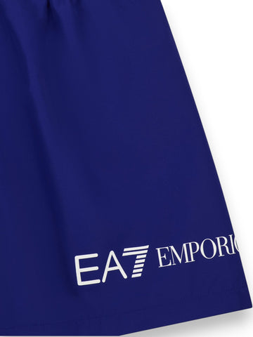 EA7 Boxer Beachwear - Costumi Bambino - Blu