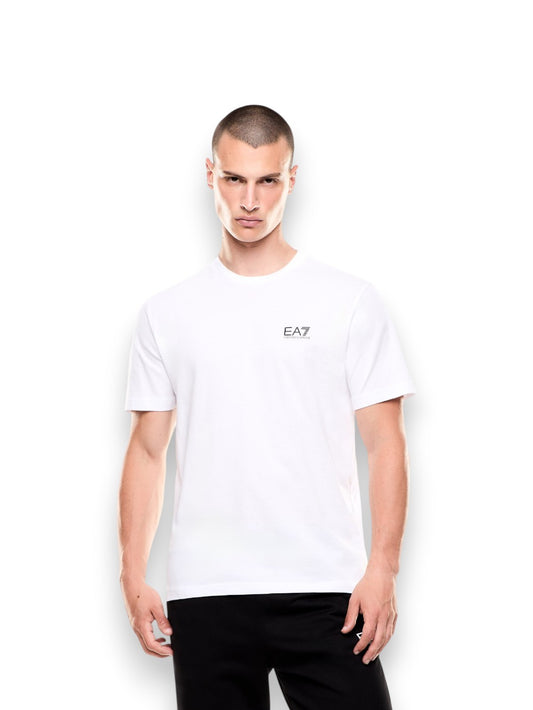 EA7 T-shirt 100% Cotton - T-Shirt Uomo - Bianco