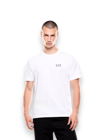 EA7 T-shirt 100% Cotton - T-Shirt Uomo - Bianco