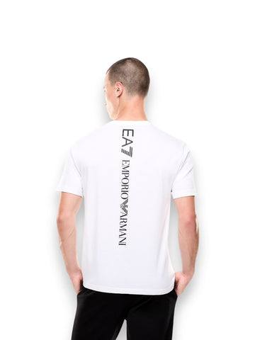 EA7 T-shirt 100% Cotton - T-Shirt Uomo - Bianco