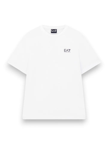 EA7 T-shirt 100% Cotton - T-Shirt Uomo - Bianco