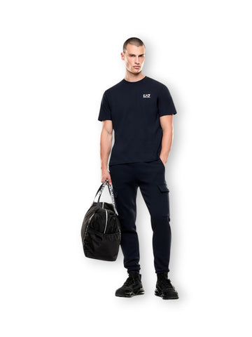 EA7 T-shirt 100% Cotton - T-Shirt Uomo - Blu