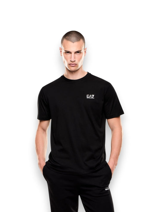 EA7 T-shirt 100% Cotton - T-Shirt Uomo - Nero