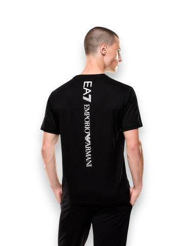EA7 T-shirt 100% Cotton - T-Shirt Uomo - Nero