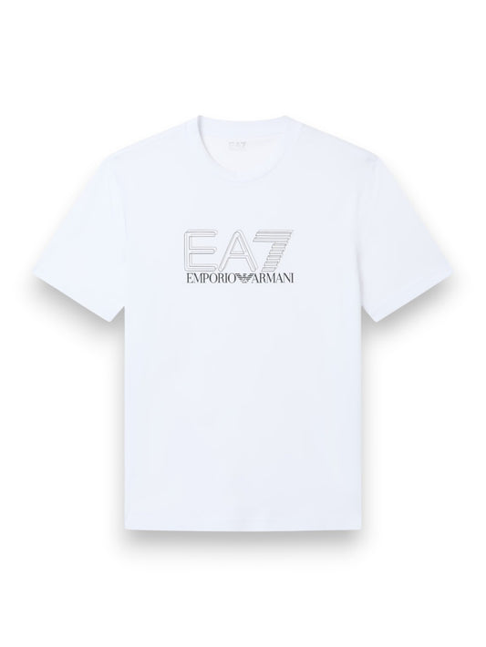EA7 T-shirt 100% Cotton - T-Shirt Uomo - Bianco