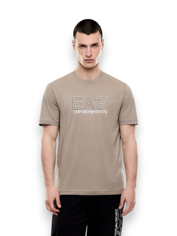 EA7 T-shirt 100% Cotton - T-Shirt Uomo - Beige