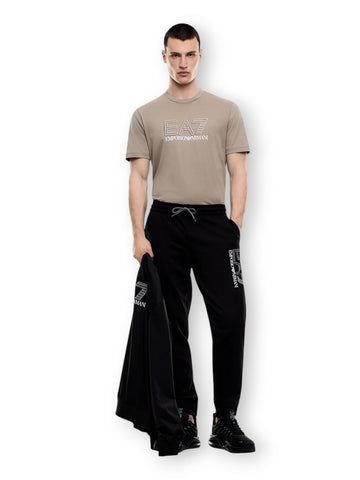 EA7 T-shirt 100% Cotton - T-Shirt Uomo - Beige
