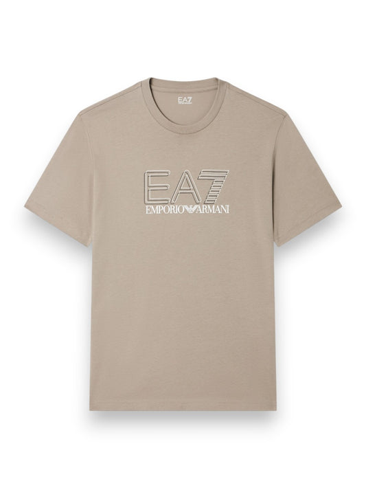 EA7 T-shirt 100% Cotton - T-Shirt Uomo - Beige