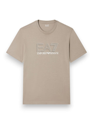 EA7 T-shirt 100% Cotton - T-Shirt Uomo - Beige