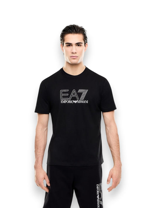 EA7 T-shirt 100% Cotton - T-Shirt Uomo - Nero