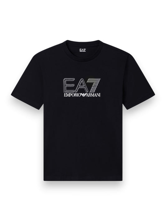 EA7 T-shirt 100% Cotton - T-Shirt Uomo - Nero