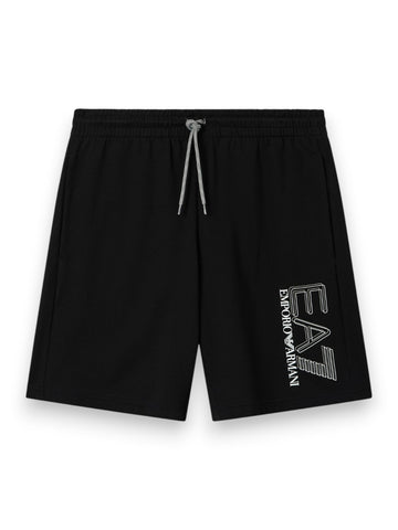 EA7 Shorts 100% Cotton - Shorts Uomo - Nero