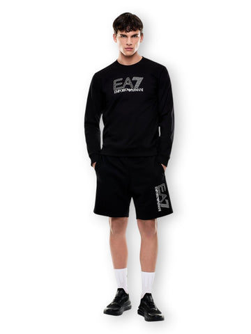 EA7 Shorts 100% Cotton - Shorts Uomo - Nero