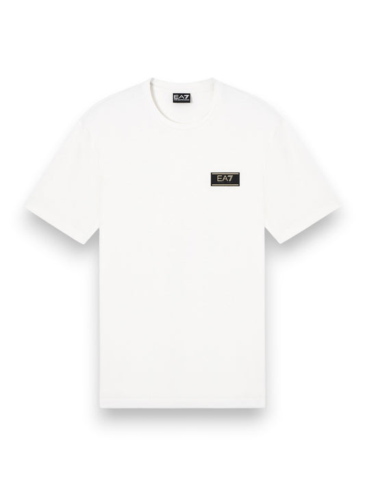 EA7 T-shirt Viscose Polyamide Elastane - T-Shirt Uomo - Panna