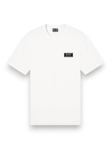 EA7 T-shirt Viscose Polyamide Elastane - T-Shirt Uomo - Panna
