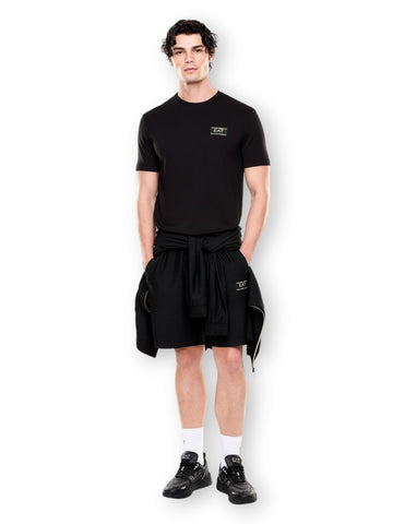 EA7 T-shirt Viscose Polyamide Elastane - T-Shirt Uomo - Nero