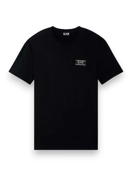 EA7 T-shirt Viscose Polyamide Elastane - T-Shirt Uomo - Nero
