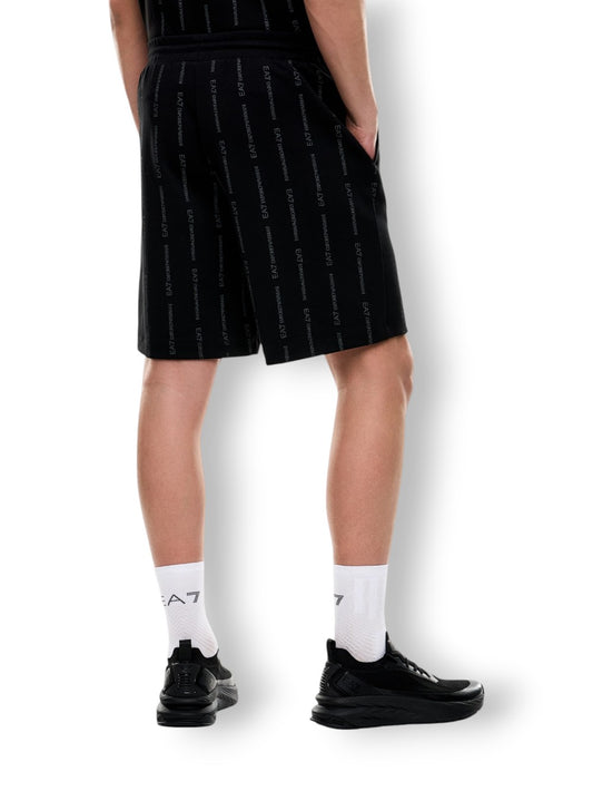 EA7 Bermuda 37% Polyester, 63% Cotton - Shorts Uomo - Fantasia