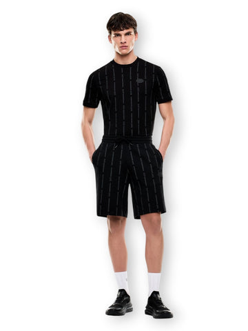 EA7 Bermuda 37% Polyester, 63% Cotton - Shorts Uomo - Fantasia