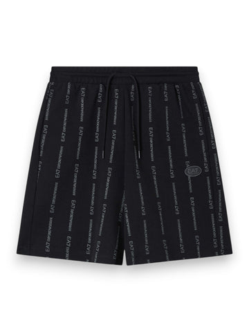 EA7 Bermuda 37% Polyester, 63% Cotton - Shorts Uomo - Fantasia