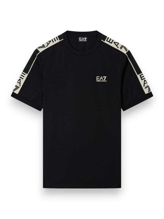 EA7 T-shirt 39% Polyamide, 5% Elastane, 56% Viscose - T-Shirt Uomo - Nero
