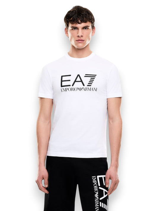 EA7 T-shirt 100% Cotton - T-Shirt Uomo - Bianco