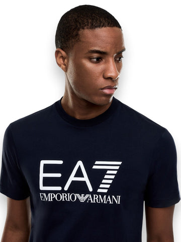 EA7 T-shirt 100% Cotton - T-Shirt Uomo - Blu