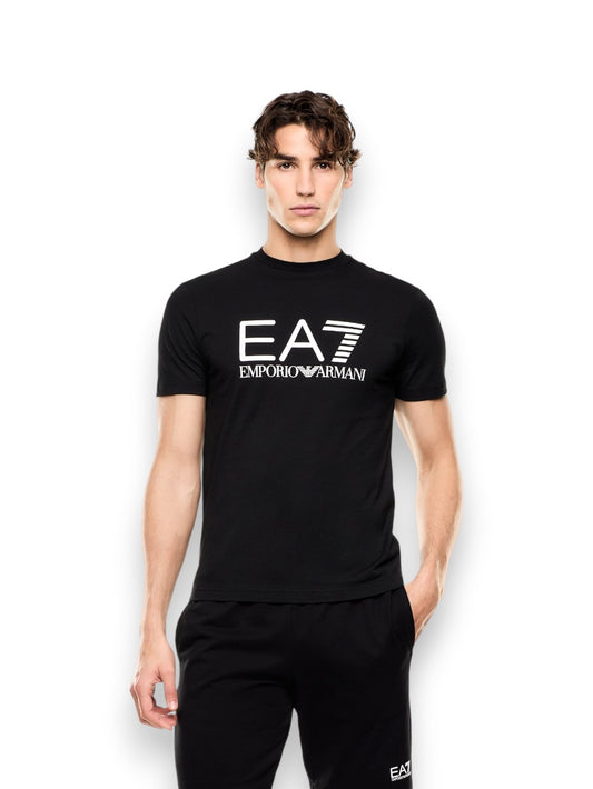 EA7 T-shirt 100% Cotton - T-Shirt Uomo - Nero