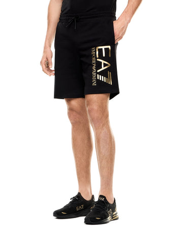 EA7 Shorts 100% Cotton - Shorts Uomo - Nero