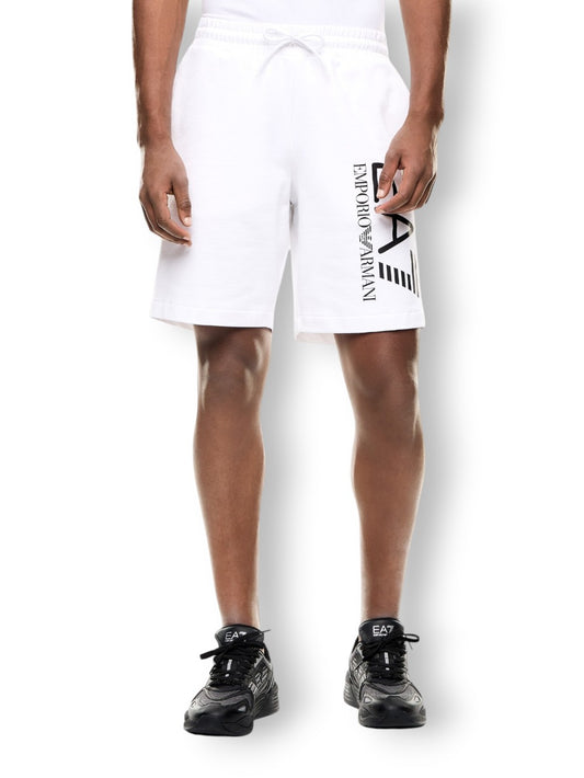 EA7 Shorts 100% Cotton - Shorts Uomo - Bianco