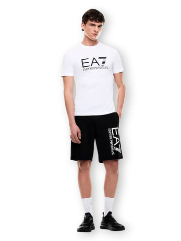 EA7 Shorts 100% Cotton - Shorts Uomo - Nero