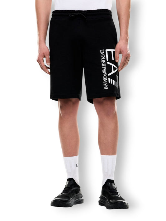 EA7 Shorts 100% Cotton - Shorts Uomo - Nero