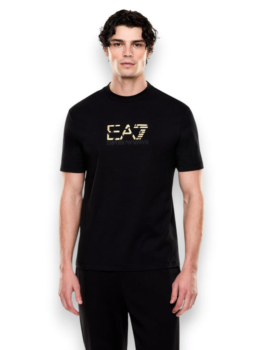 EA7 T-shirt 100% Cotton - T-Shirt Uomo - Nero