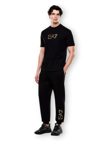 EA7 T-shirt 100% Cotton - T-Shirt Uomo - Nero