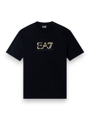 EA7 T-shirt 100% Cotton - T-Shirt Uomo - Nero