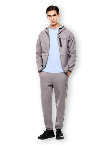 EA7 Trouser 65% Cotton, 35% Polyester - Pantaloni Uomo - Grigio