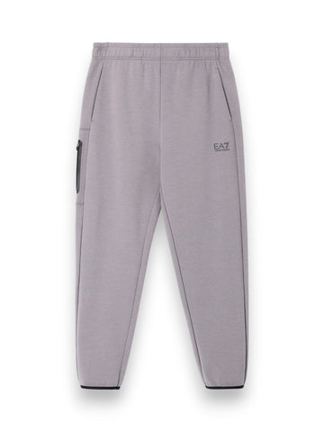 EA7 Trouser 65% Cotton, 35% Polyester - Pantaloni Uomo - Grigio
