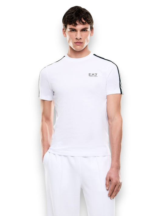 EA7 T-shirt 100% Cotton - T-Shirt Uomo - Bianco