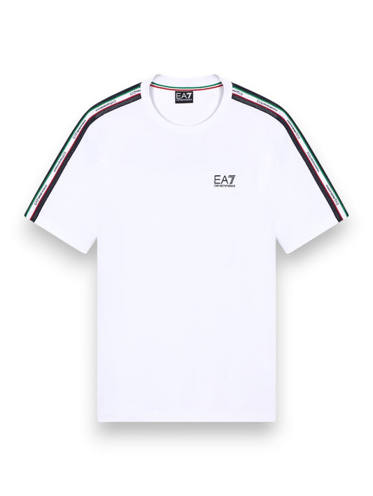 EA7 T-shirt 100% Cotton - T-Shirt Uomo - Bianco
