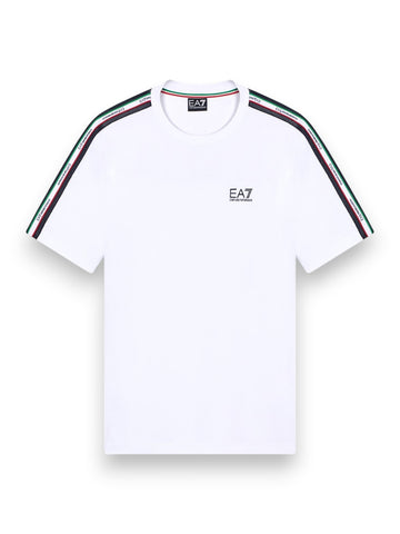 EA7 T-shirt 100% Cotton - T-Shirt Uomo - Bianco