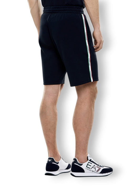 EA7 Shorts 37% Polyester, 63% Cotton - Shorts Uomo - Blu