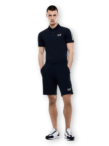 EA7 Shorts 37% Polyester, 63% Cotton - Shorts Uomo - Blu